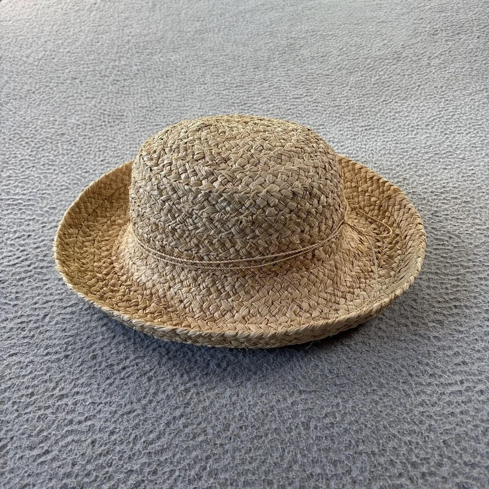 ORVIS Straw Hat Womens Fedora Bucket‎ Brim Fishing Beach Hiking Sun Protection